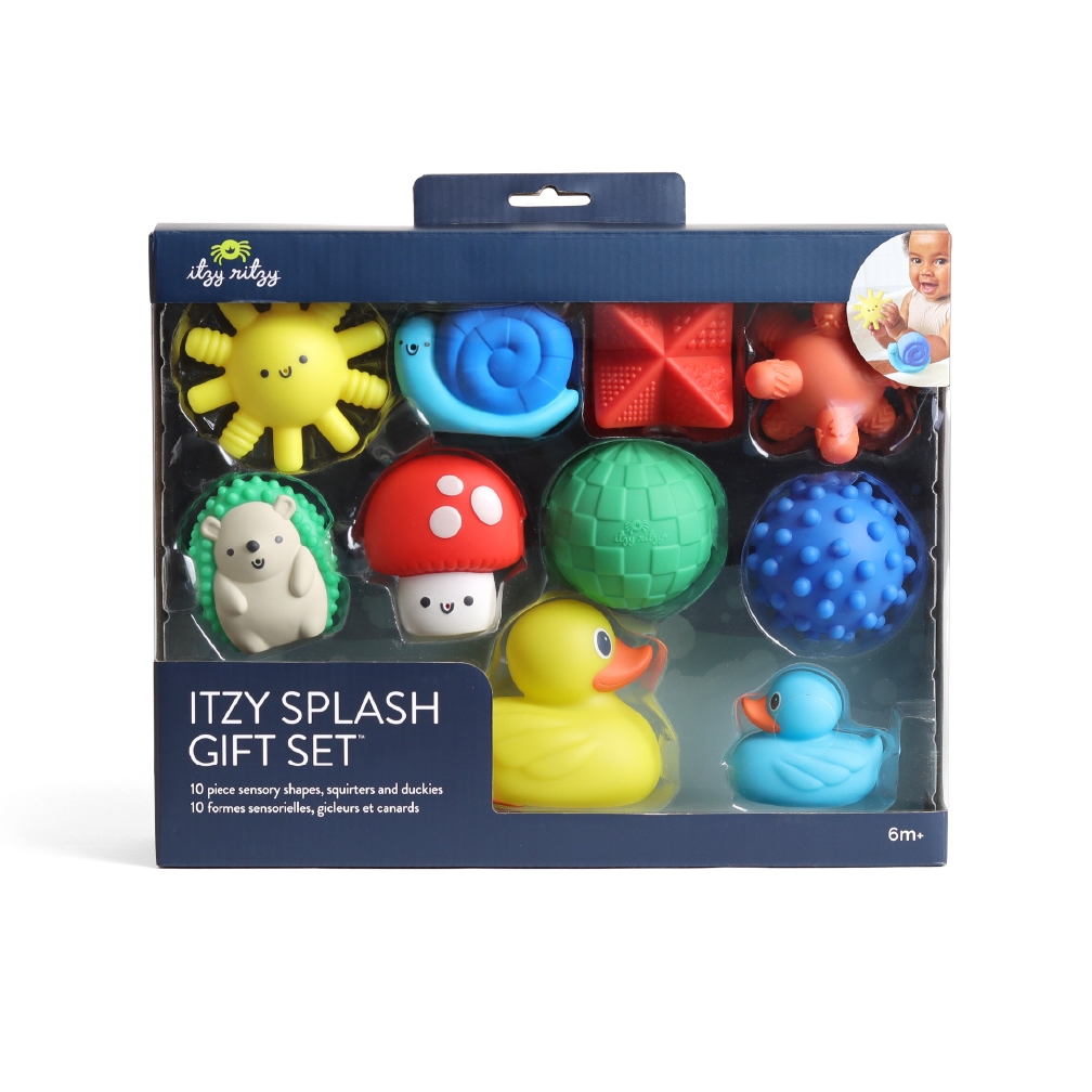 Itzy Ritzy Itzy Splash Gift Set Soft Bath + Water Toys
