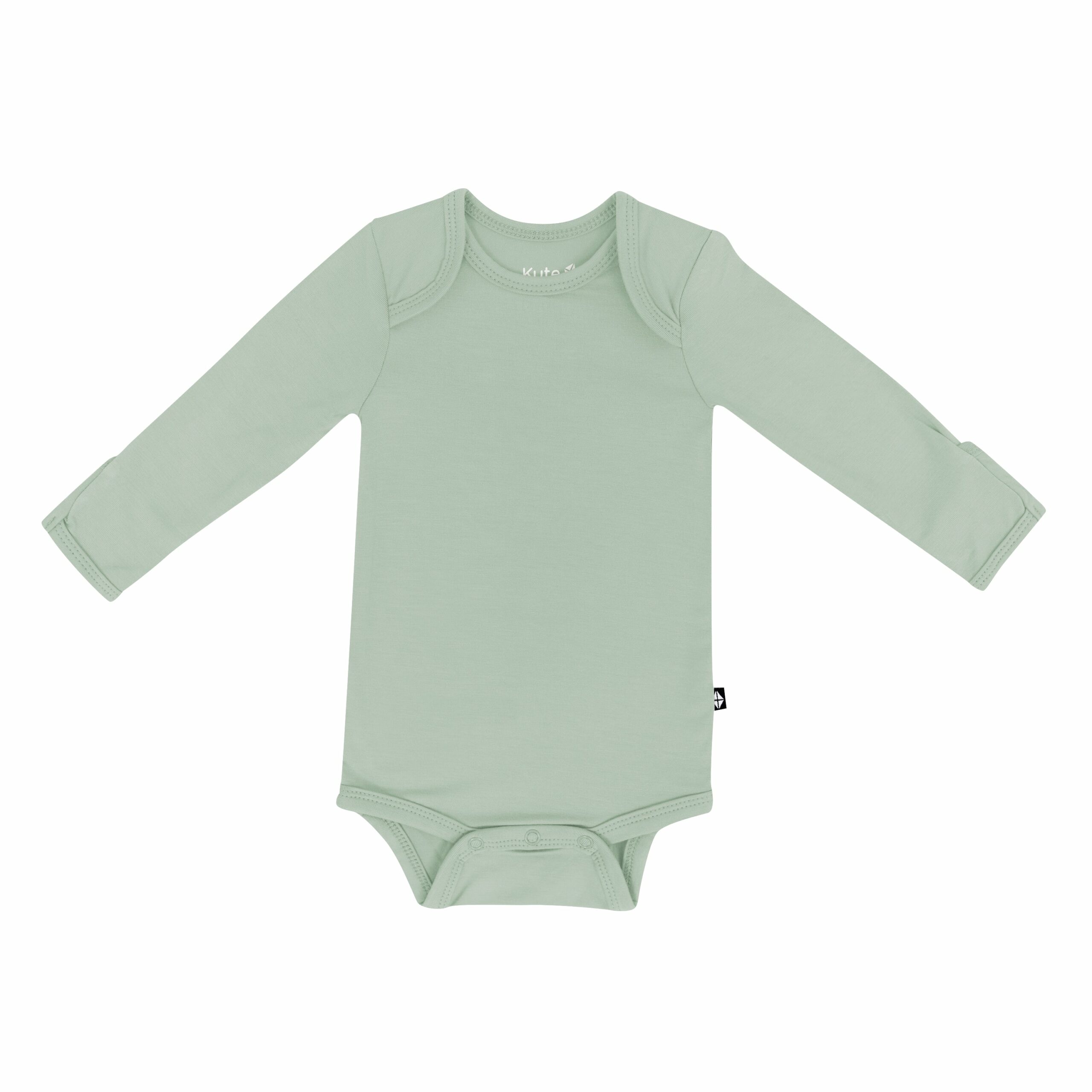 Kyte BABY Long Sleeve Bodysuit in Thyme Kyte BABY Long Sleeve Bodysuit in Thyme