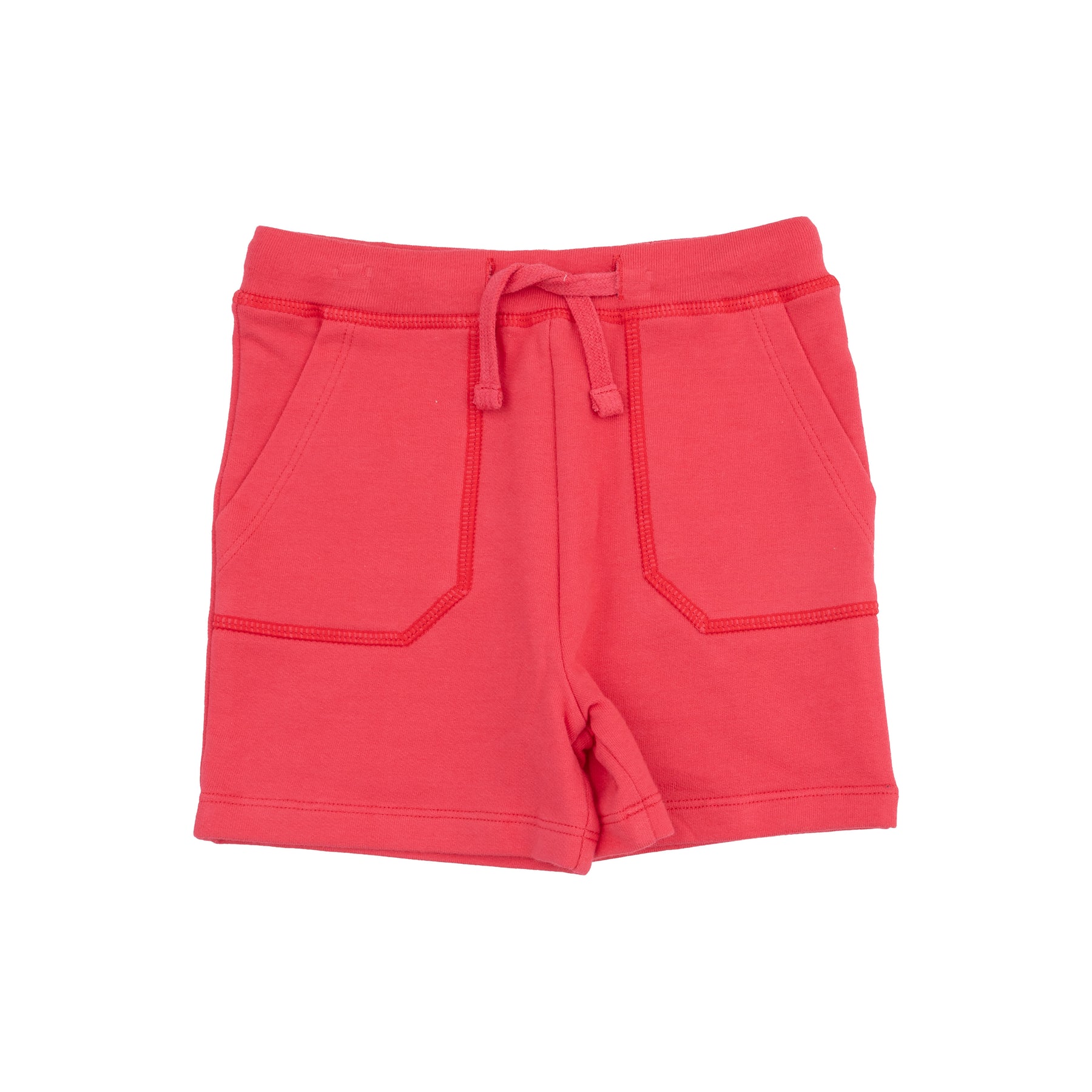 Angel Dear Red French Terry Everyday Shorts