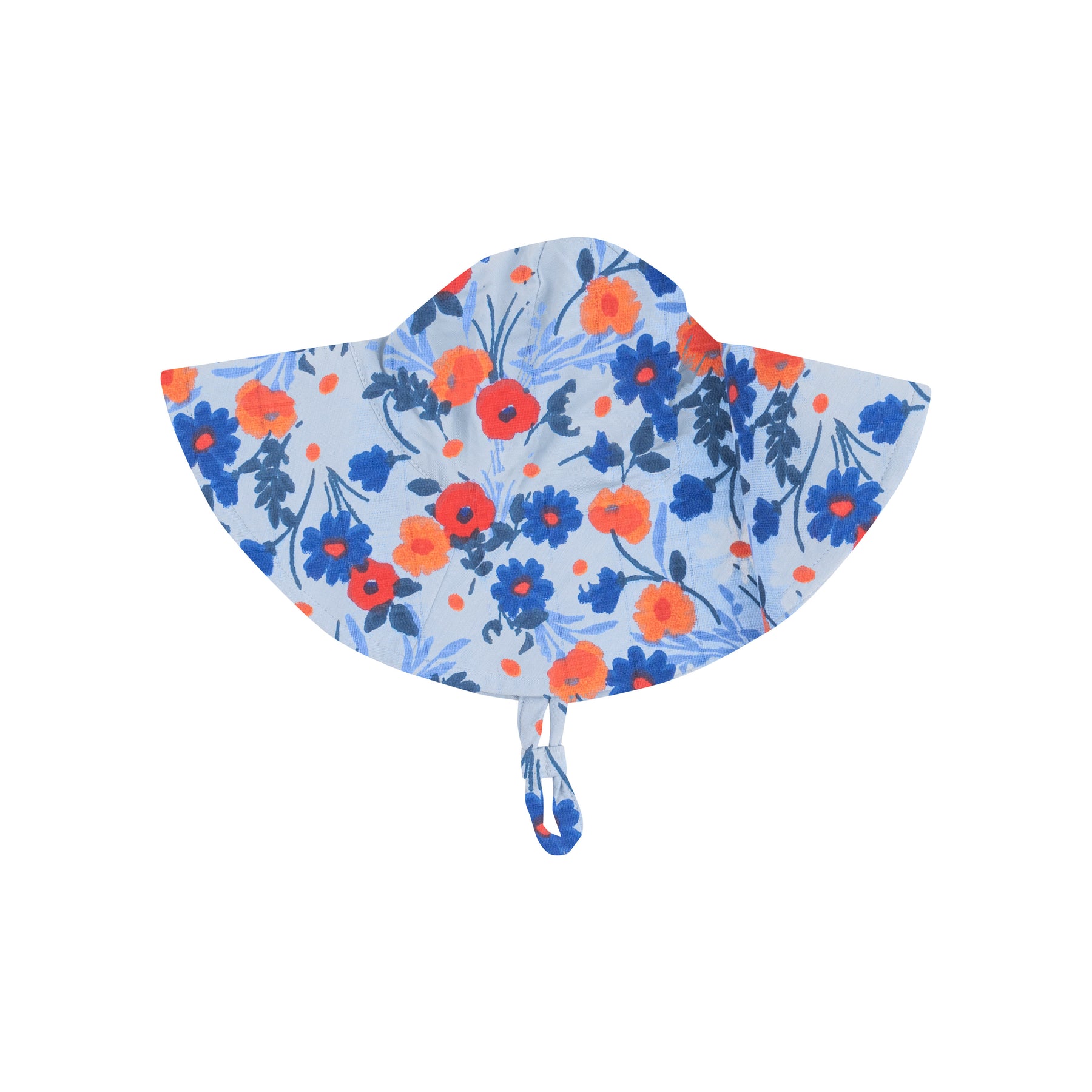 Angel Dear Poppy Days Muslin Wide Brim Sunhat