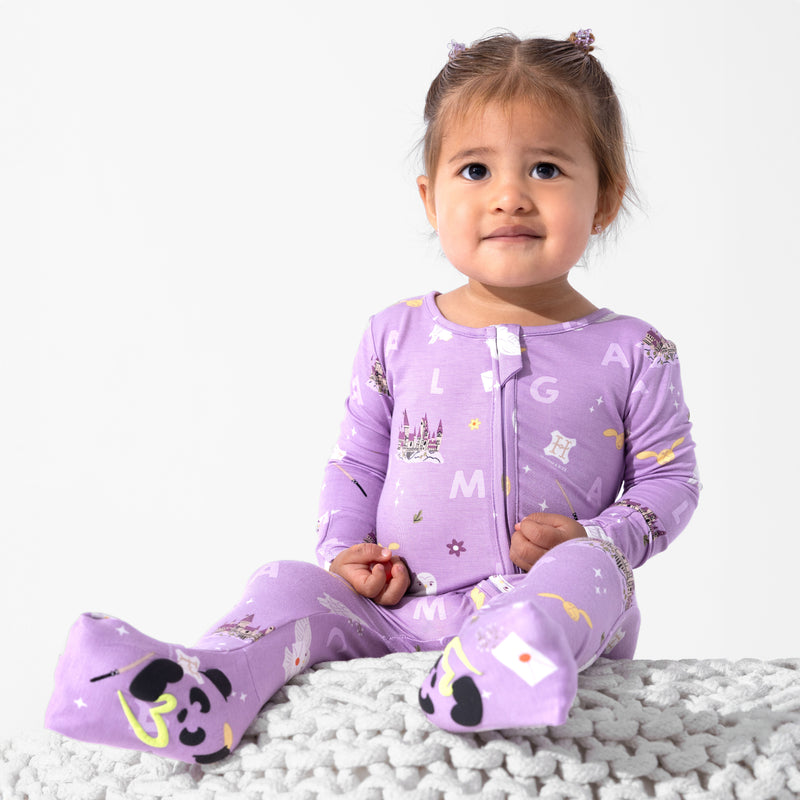 Bellabu Bear Harry Potter Hedwig's Magical Mail Bamboo Viscose Convertible Footie