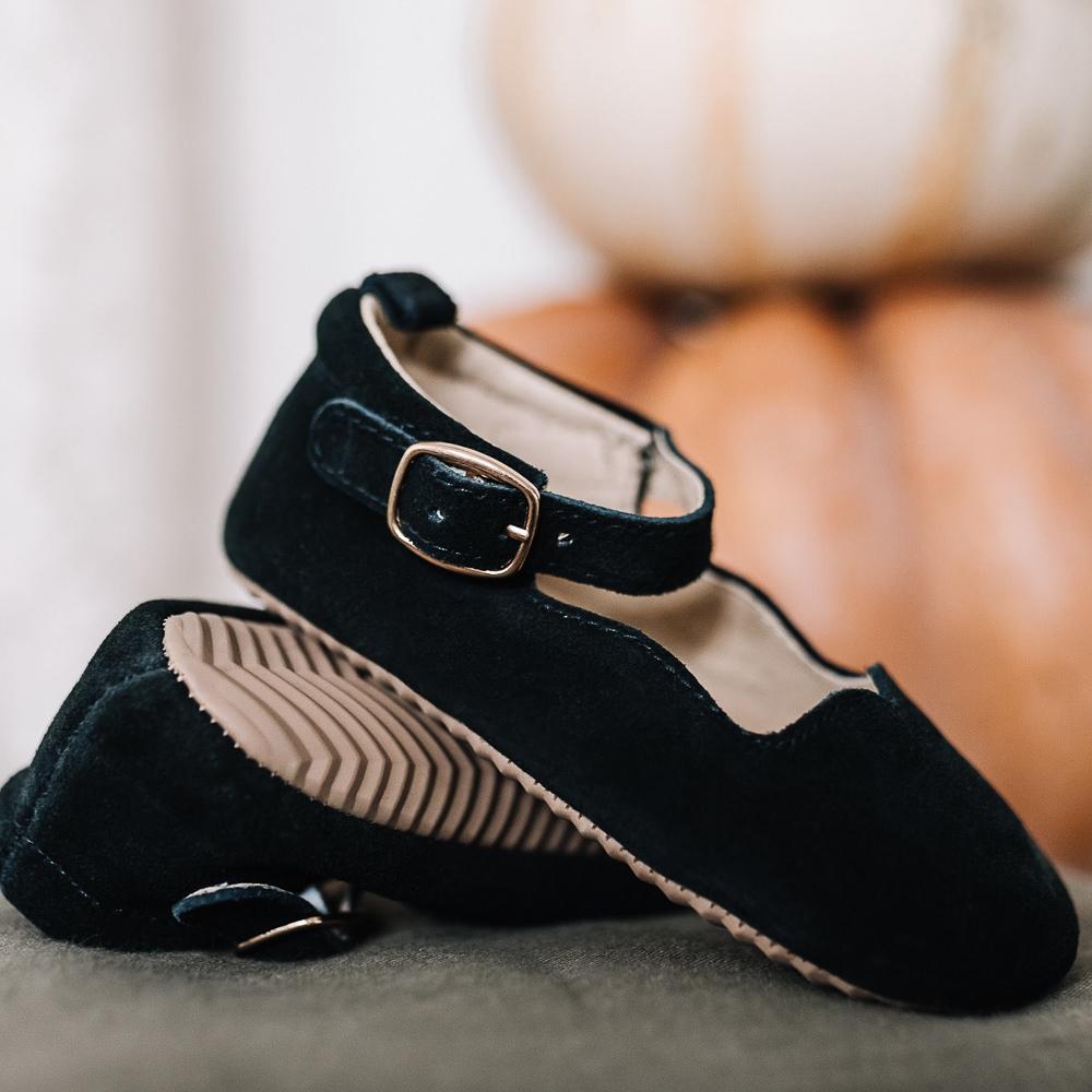 Little Love Bug Company Black Suede Olivia Mary Jane Little Love Bug Company Black Suede Olivia Mary Jane