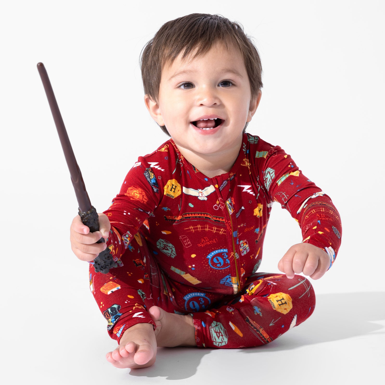 Bellabu Bear Harry Potter Hogwarts Express Bamboo Viscose Convertible Footie