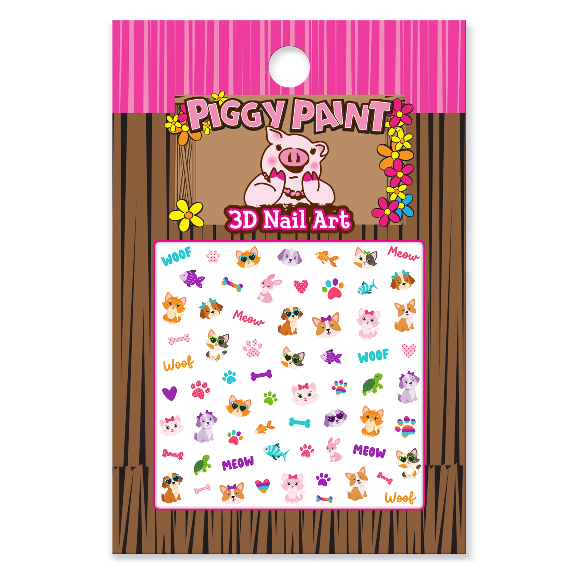 Piggy Paint Playful Pets Nail Art