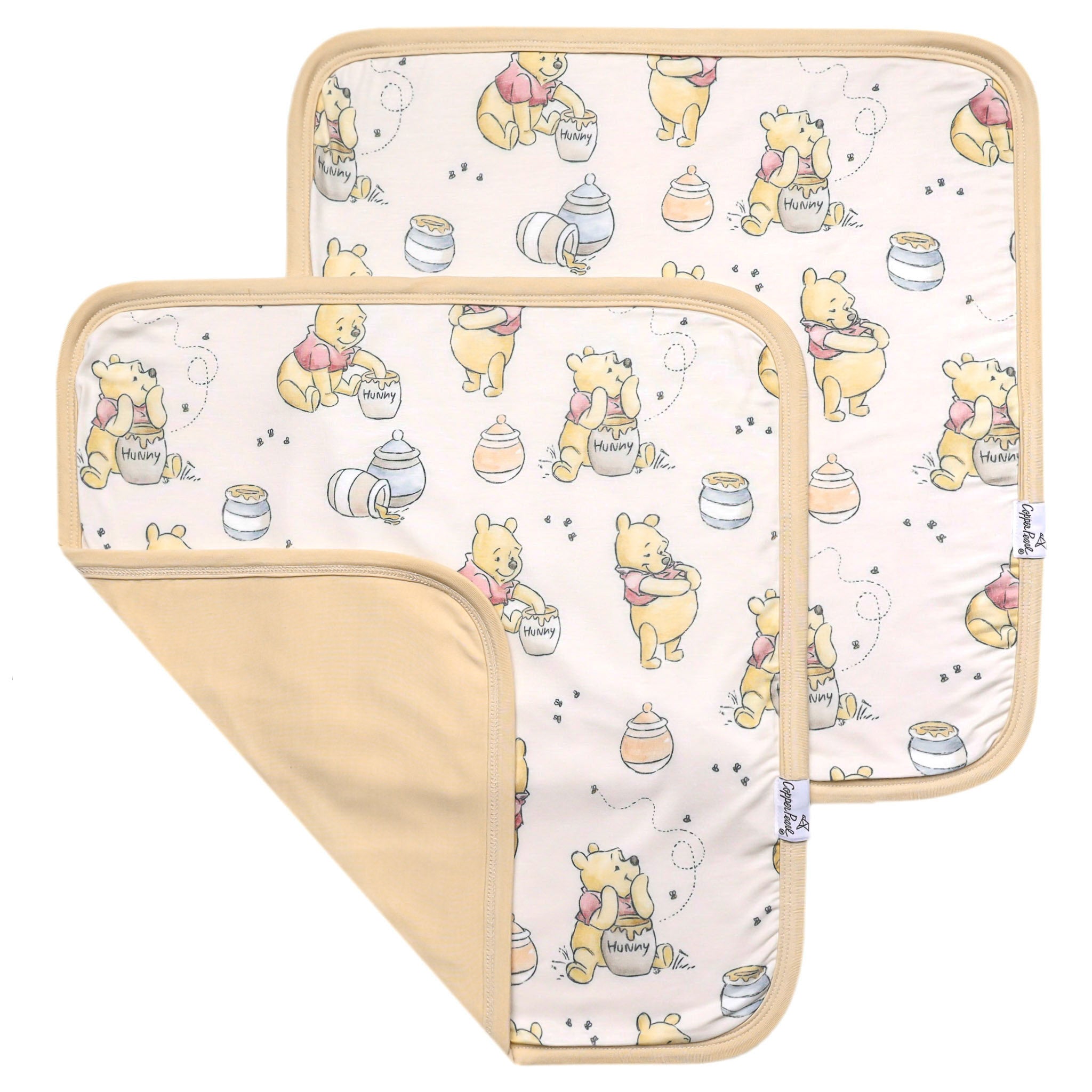 Copper Pearl Hunny Security Blanket Set 2-Pack