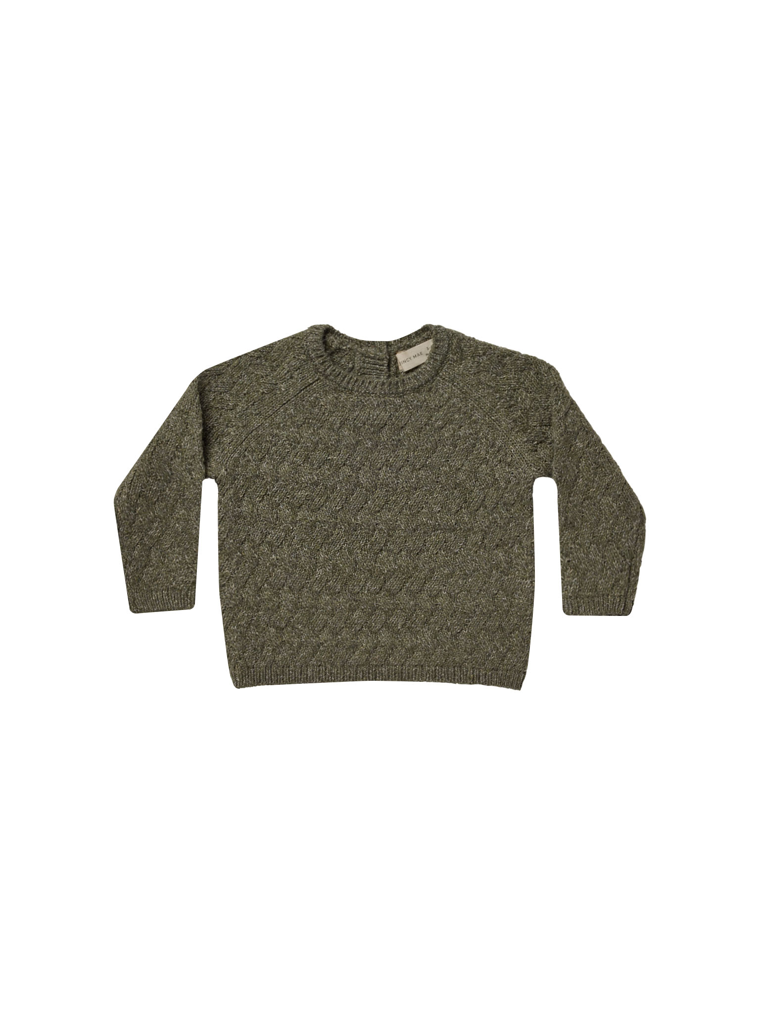 Quincy Mae Knit Sweater In Forest Quincy Mae Knit Sweater In Forest