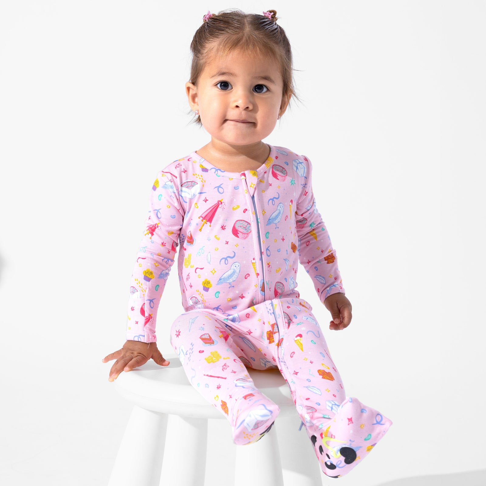 Bellabu Bear Harry Potter Happee Birthdae Harry Bamboo Viscose Convertible Footie