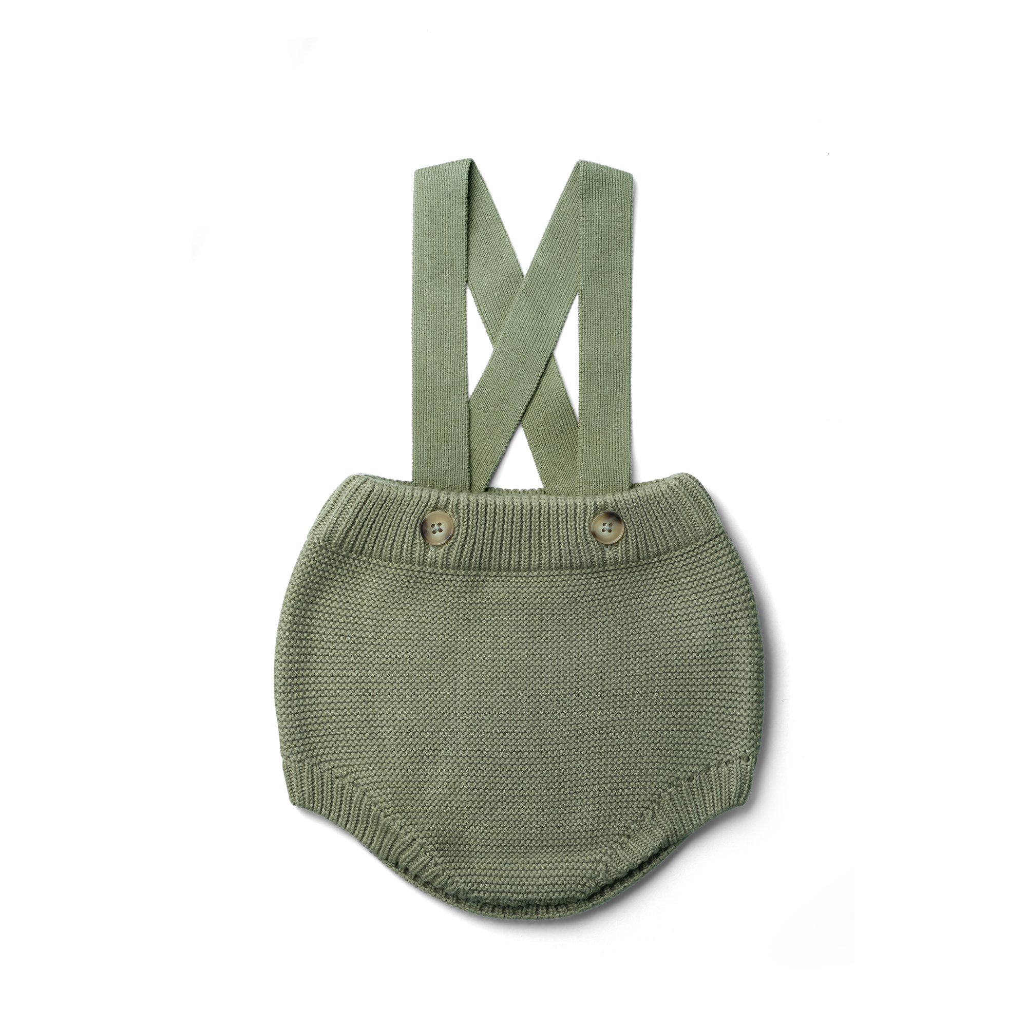 goumi Artichoke Organic Cotton Knit Suspender Bloomers